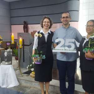 JUBILEU DE 25 ANOS DE VIDA RELIGIOSA CONSAGRADA