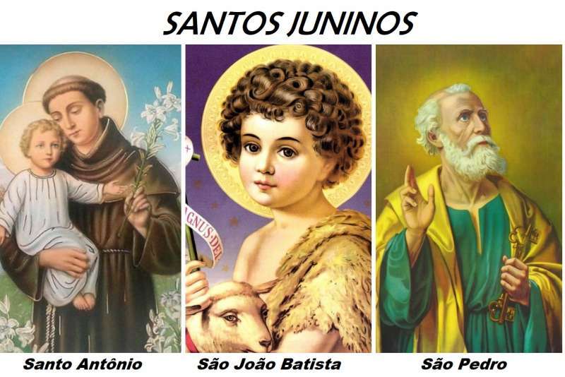 SANTOS POPULARES E JUNINOS,  CELEBRADOS DE FORMA ESPECIAL NO BRASIL