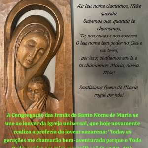 ONOMÁSTICO DA NOSSA CONGREGAÇÃO