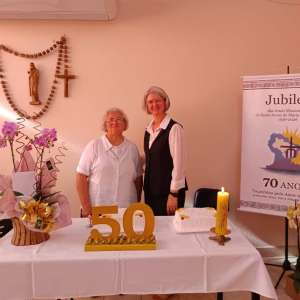 JUBILEU DE 50 ANOS DE CONSAGRAÇÃO RELIGIOSA DA IRMÃ MARIA CLEIDE