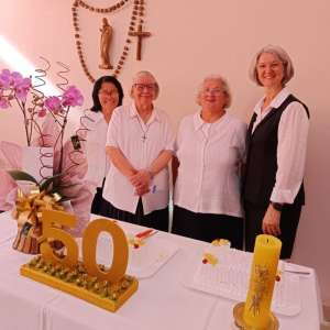 JUBILEU DE 50 ANOS DE CONSAGRAÇÃO RELIGIOSA DA IRMÃ MARIA CLEIDE