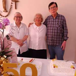 JUBILEU DE 50 ANOS DE CONSAGRAÇÃO RELIGIOSA DA IRMÃ MARIA CLEIDE