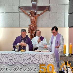 JUBILEU DE 50 ANOS DE CONSAGRAÇÃO RELIGIOSA DA IRMÃ MARIA CLEIDE