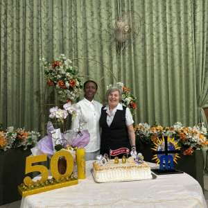 JUBILEU DE 50 ANOS DE CONSAGRAÇÃO RELIGIOSA DA IRMÃ MARIA APARECIDA