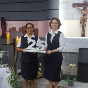 JUBILEU DE 25 ANOS DE VIDA RELIGIOSA CONSAGRADA