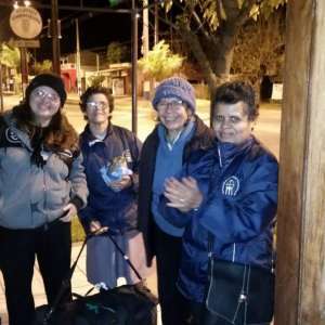 ESTÁGIO DA NOVIÇA RANNA MARIANA EM  PILAR - PARAGUAI