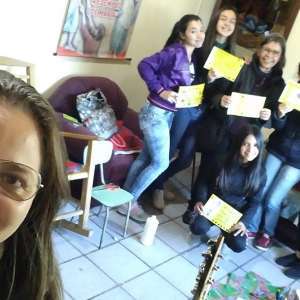 ESTÁGIO DA NOVIÇA RANNA MARIANA EM  PILAR - PARAGUAI