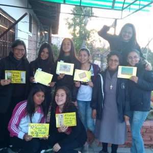 ESTÁGIO DA NOVIÇA RANNA MARIANA EM  PILAR - PARAGUAI