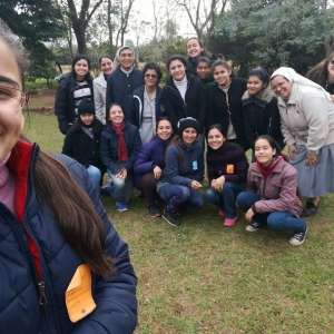 ESTÁGIO DA NOVIÇA RANNA MARIANA EM  PILAR - PARAGUAI