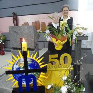 CELEBRAÇÃO DO JUBILEU DE 50 ANOS DE CONSAGRAÇÃO DA IRMÃ M. LIOBA