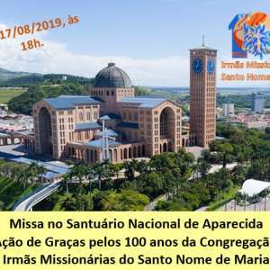 ROMARIA EM AÇÃO DE GRAÇAS PELOS 100 ANOS DE NOSSA CONGREGAÇÃO RELIGIOSA