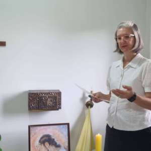 ENTRADA NO POSTULANTADO DA JOVEM THAYS