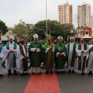 MISSA  DO JUBILEU  DE  70 ANOS DE  PRESENÇA NA AMÉRICA