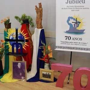 MISSA  DO JUBILEU  DE  70 ANOS DE  PRESENÇA NA AMÉRICA
