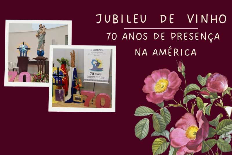 MISSA  DO JUBILEU  DE  70 ANOS DE  PRESENÇA NA AMÉRICA