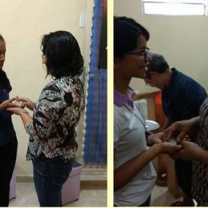 COMUNIDADE MARIA,  MÃE DA IGREJA, ACOLHE DUAS ASPIRANTES